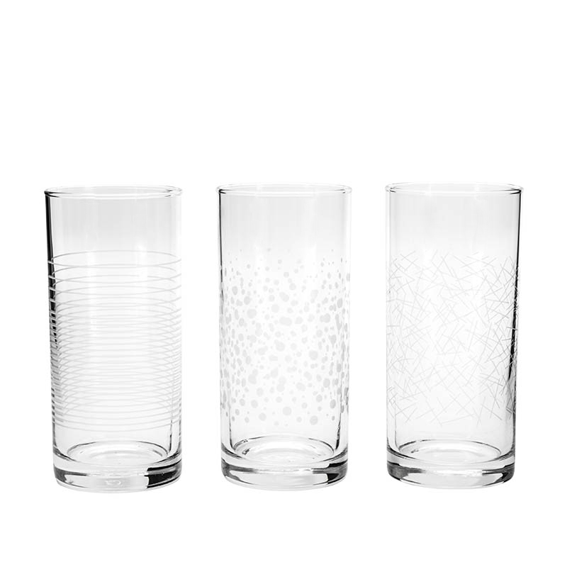 6 verres tubo 'Majestic'