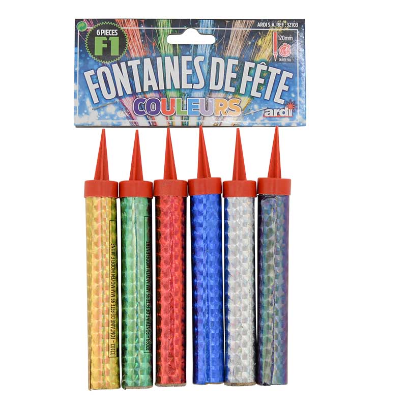 6 fontaines de fête