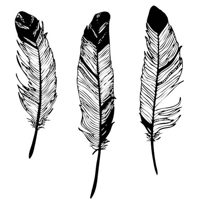 Stickers 'plumes'