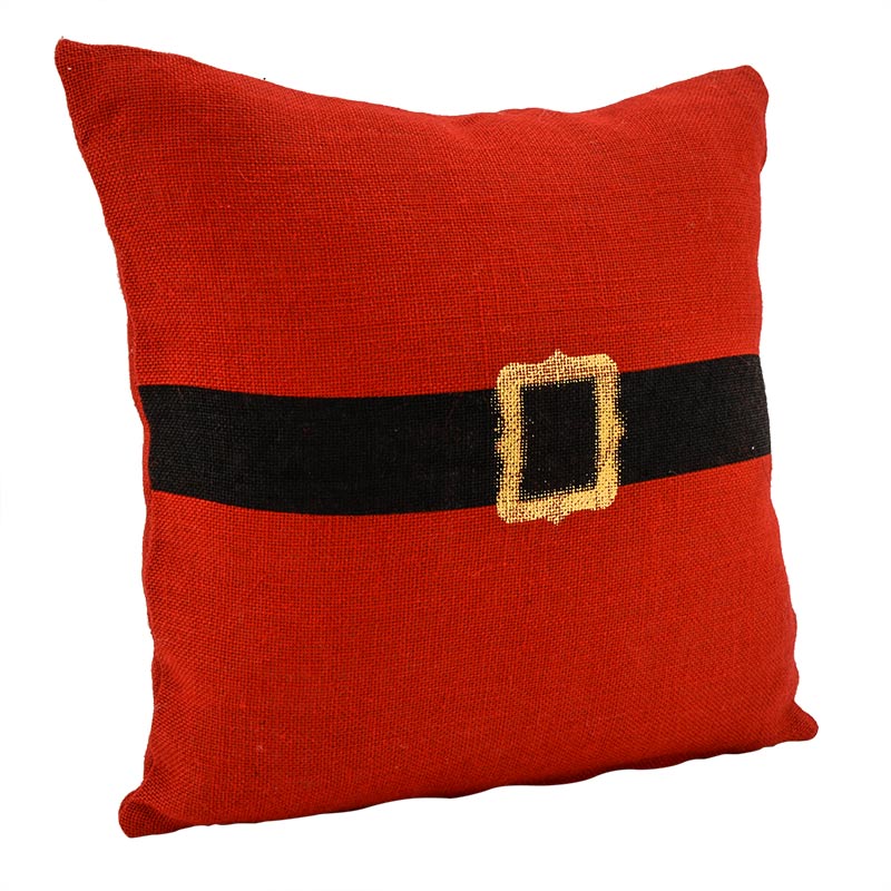 Housse de coussin Santa Belt