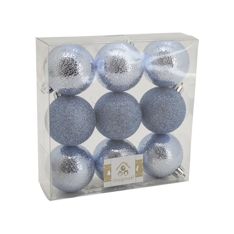 9 boules brillantes 