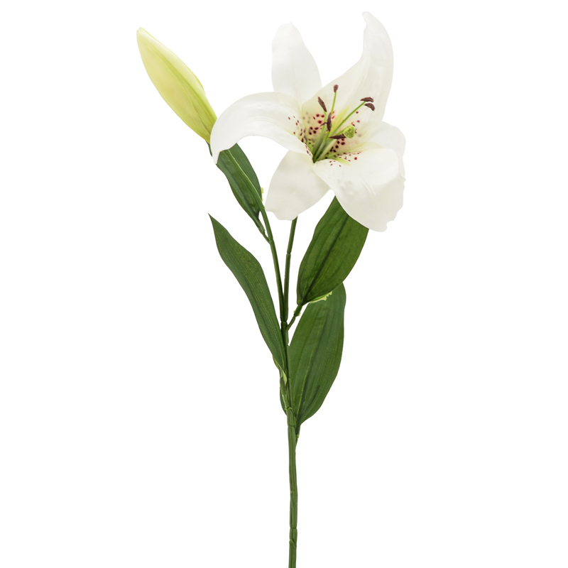 Lys tigré blanc artificiel