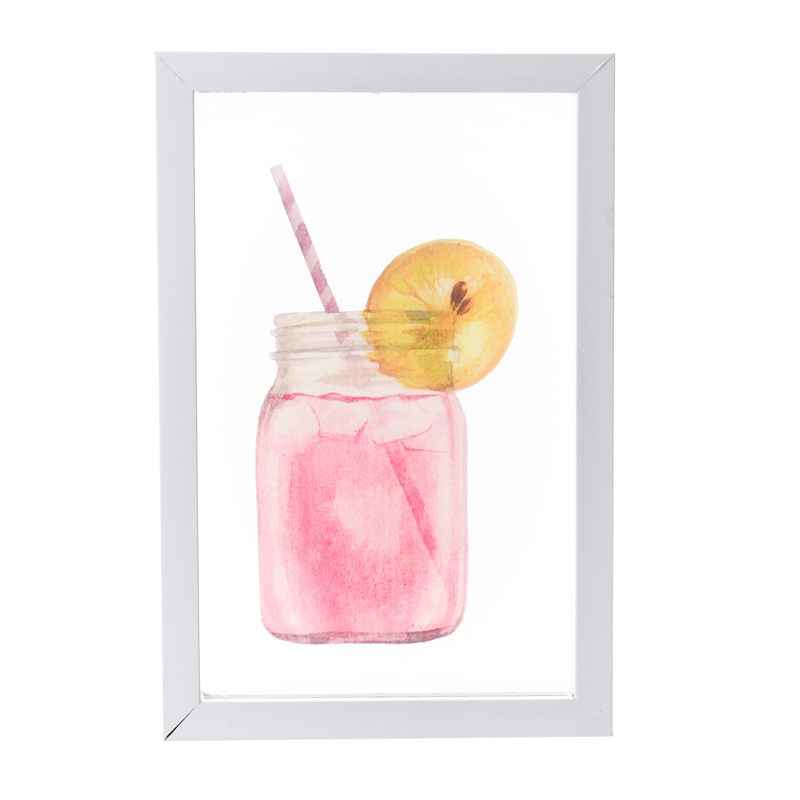 Cadre imprimé cocktail