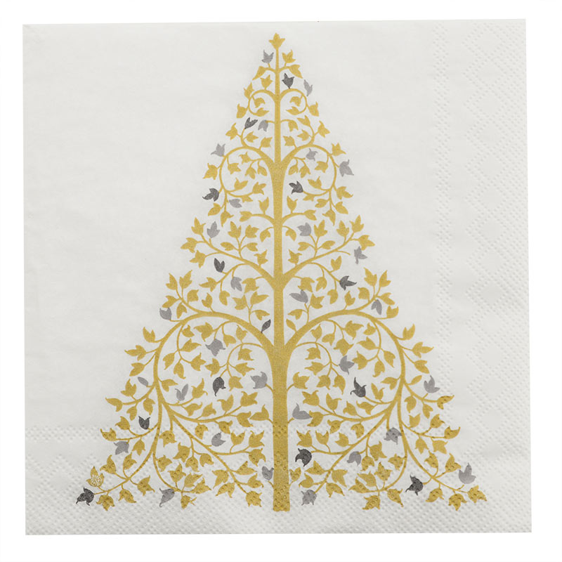 20 serviettes sapin