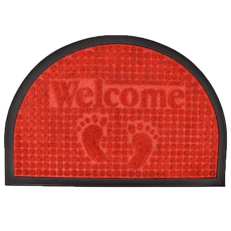 Tapis d'entré demi-lune Welcome