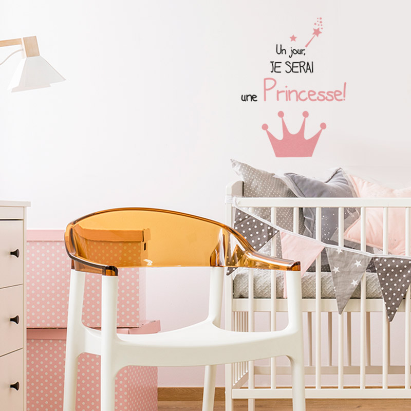 Stickers 'Un jour je serai une princesse'