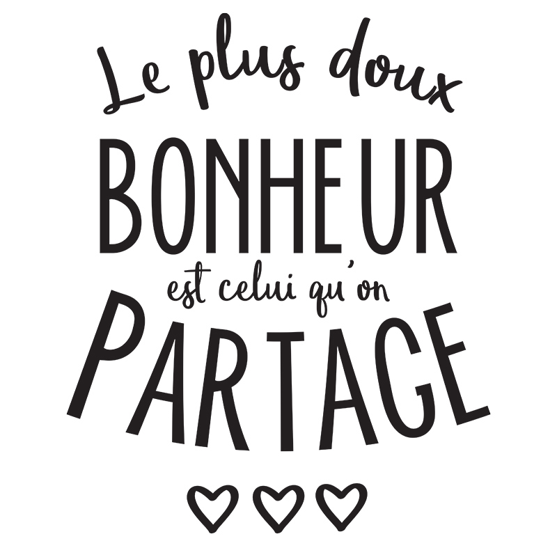 Stickers 'Bonheur'