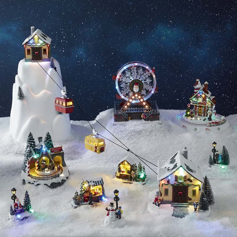 Mini scénette sapin de Noël