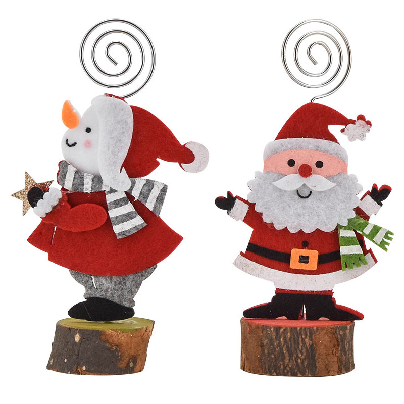 Porte nom Père Noël/Bonhomme de neige 'Tradi'