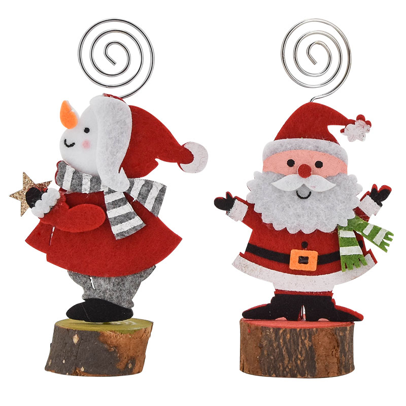 Porte nom Père Noël/Bonhomme de neige 'Tradi'