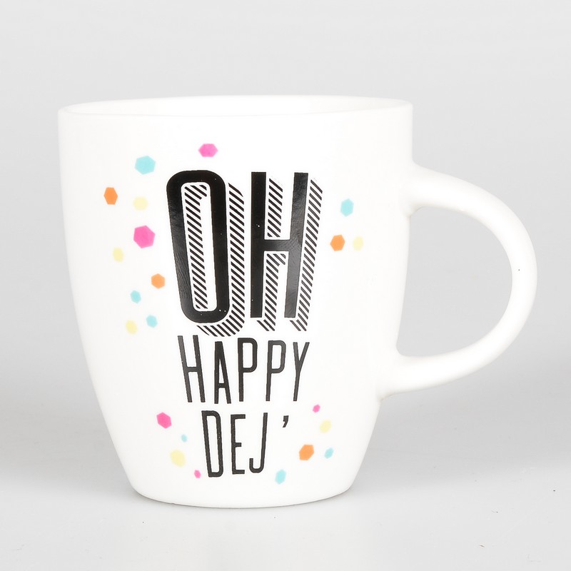 Mini mug 'Oh happy déj'