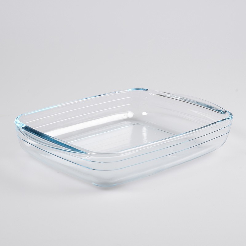 Plat à four rectangle Ô cuisine transparent en verre - L'Incroyable