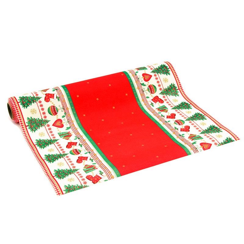 Chemin de table 'Xmas' traditionnelle