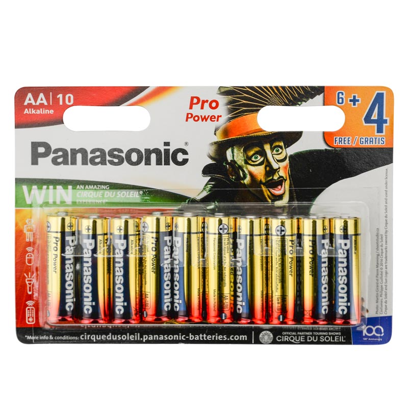 Lot de 6+4piles LR6 Pro Power