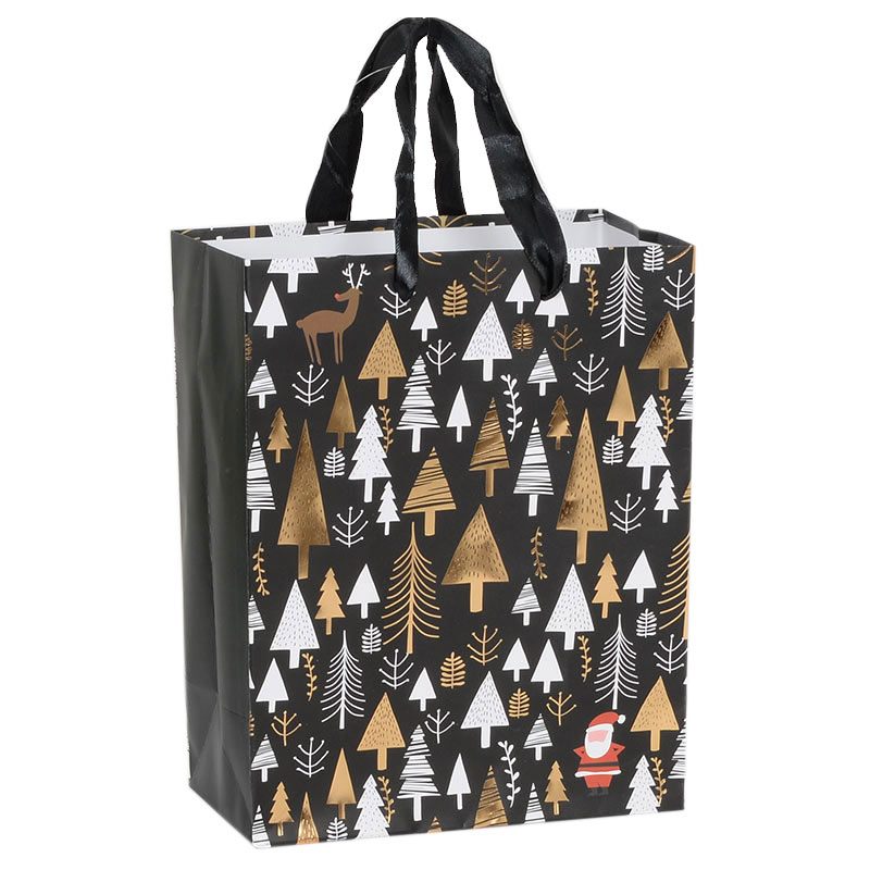 Sac cadeaux 'Sapins de Noël'
