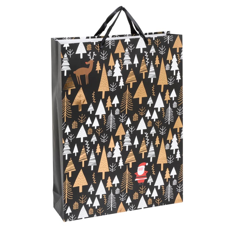 Sac cadeaux 'Sapins de Noël'
