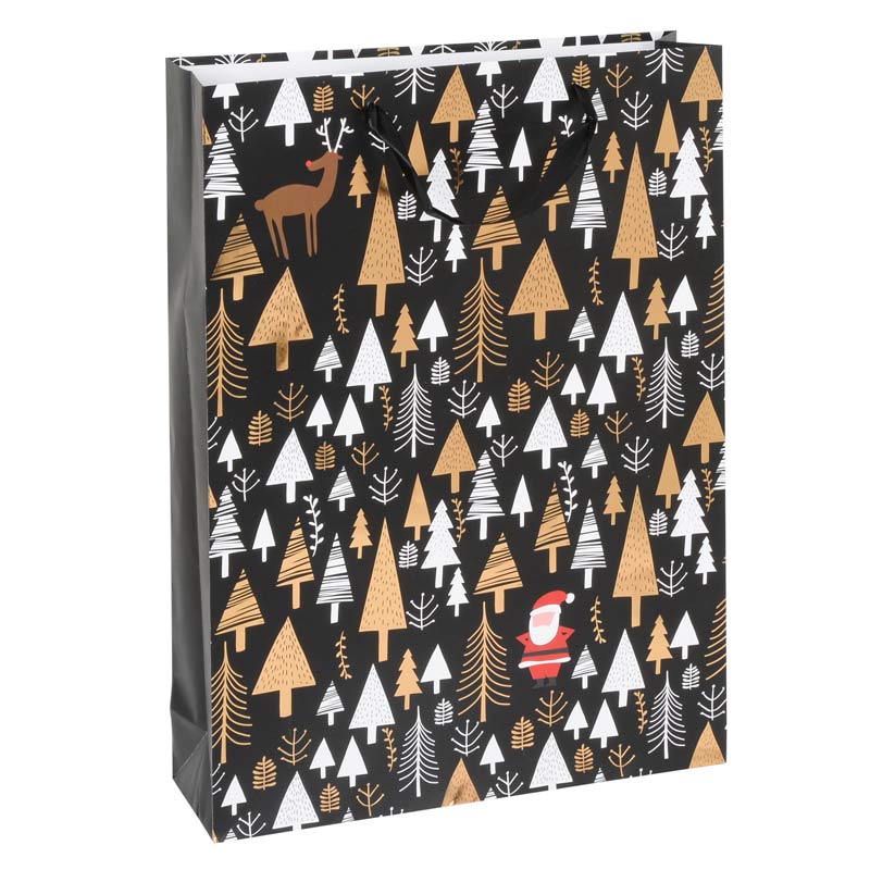 Sac cadeaux 'Sapins de Noël'