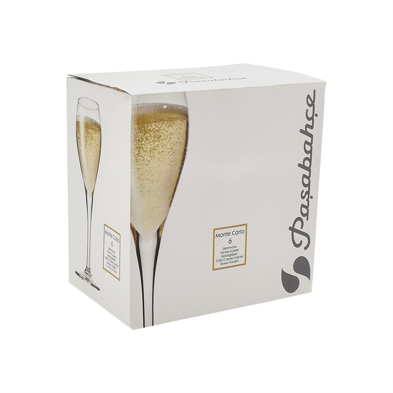 Lot de 6 flûtes à champagne 'Monte-Carlo'