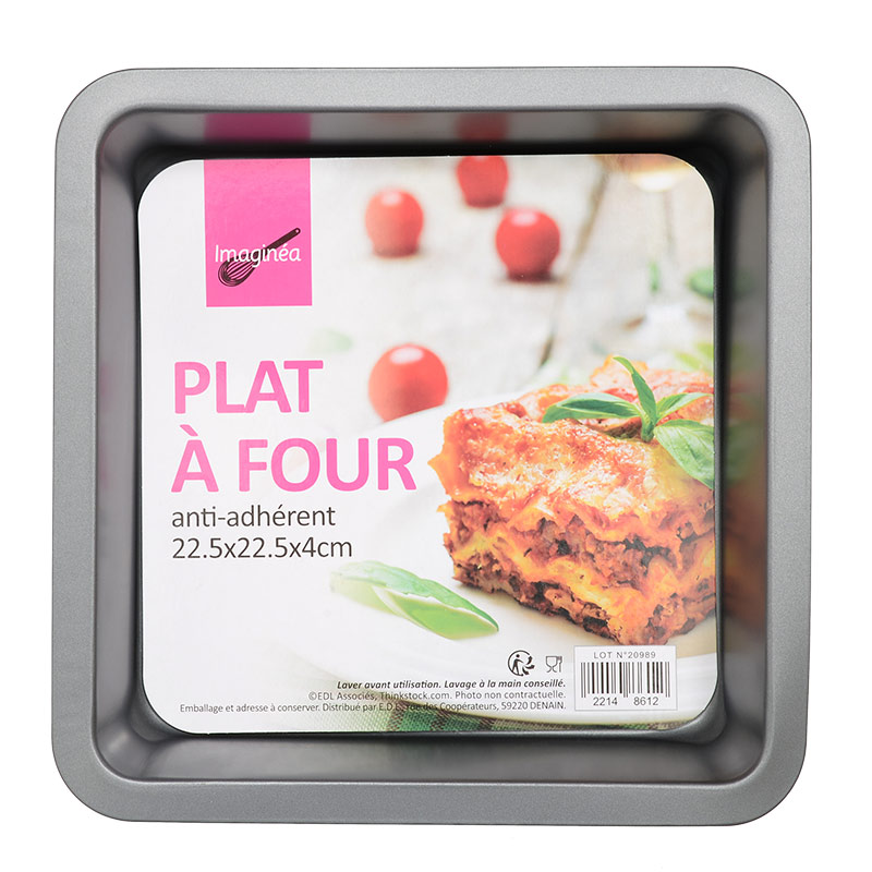 Plat à four carré