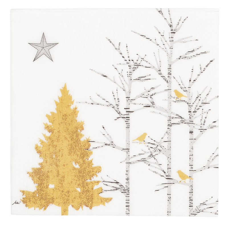 20 serviettes 'Mystic trees'
