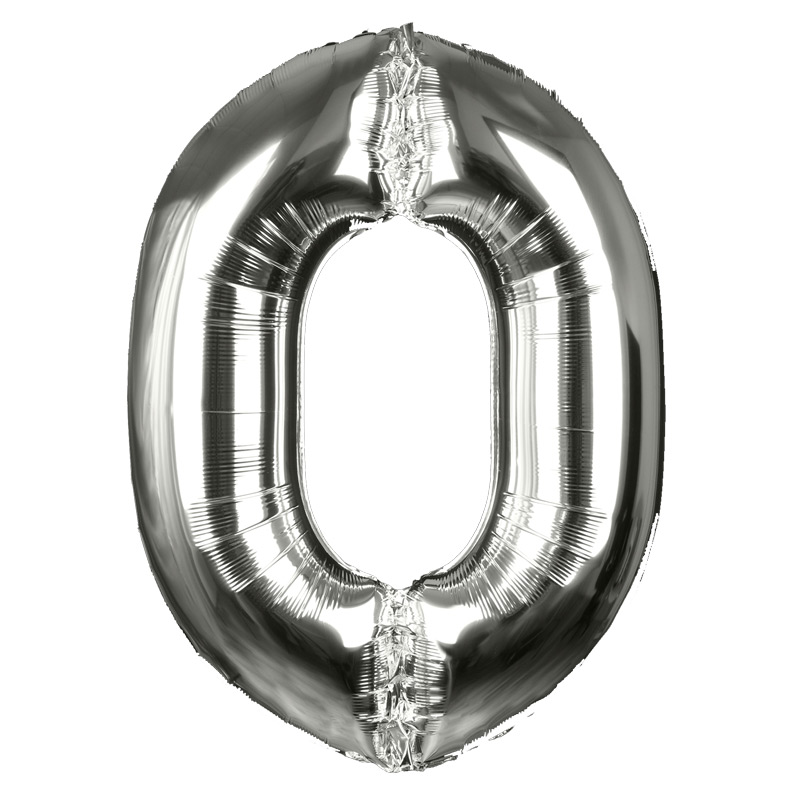 Ballon chiffre '0'
