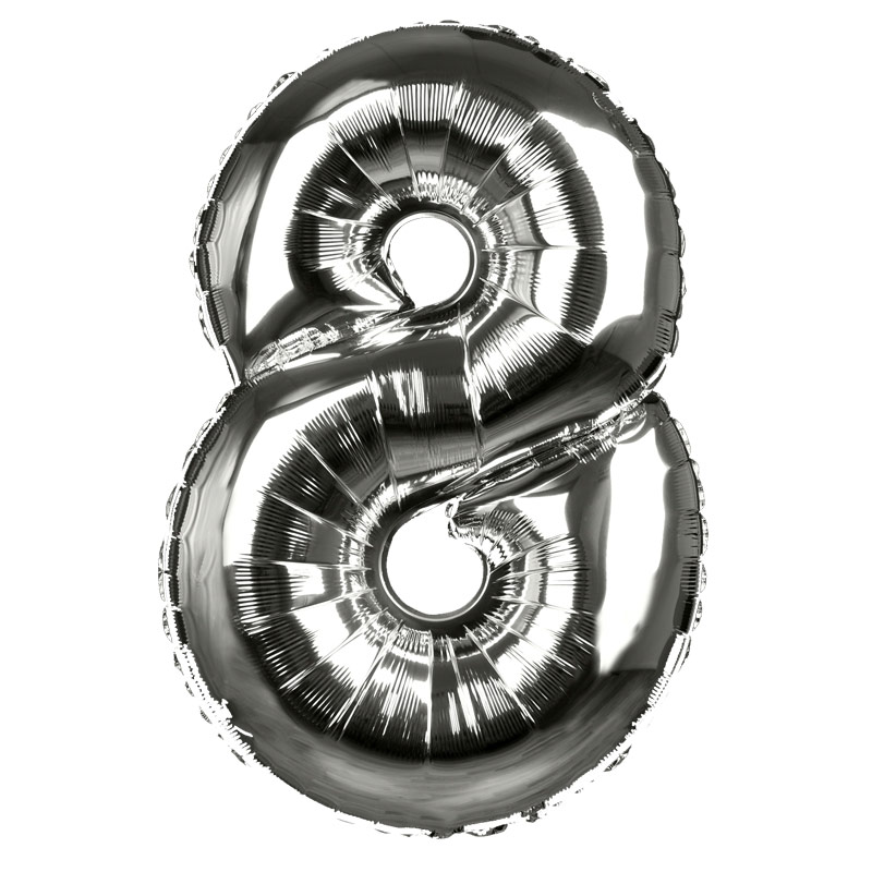 Ballon chiffre '8'