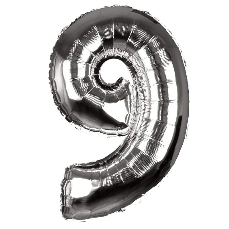 Ballon chiffre '9'