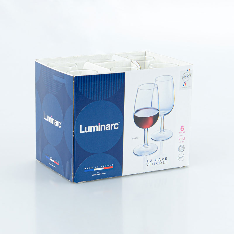 Lot de 6 verres à pied 'Viticole'