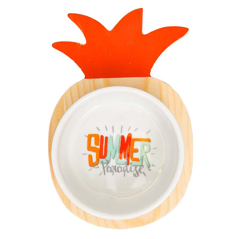 Coupelle ananas avec support 'Happy hour'