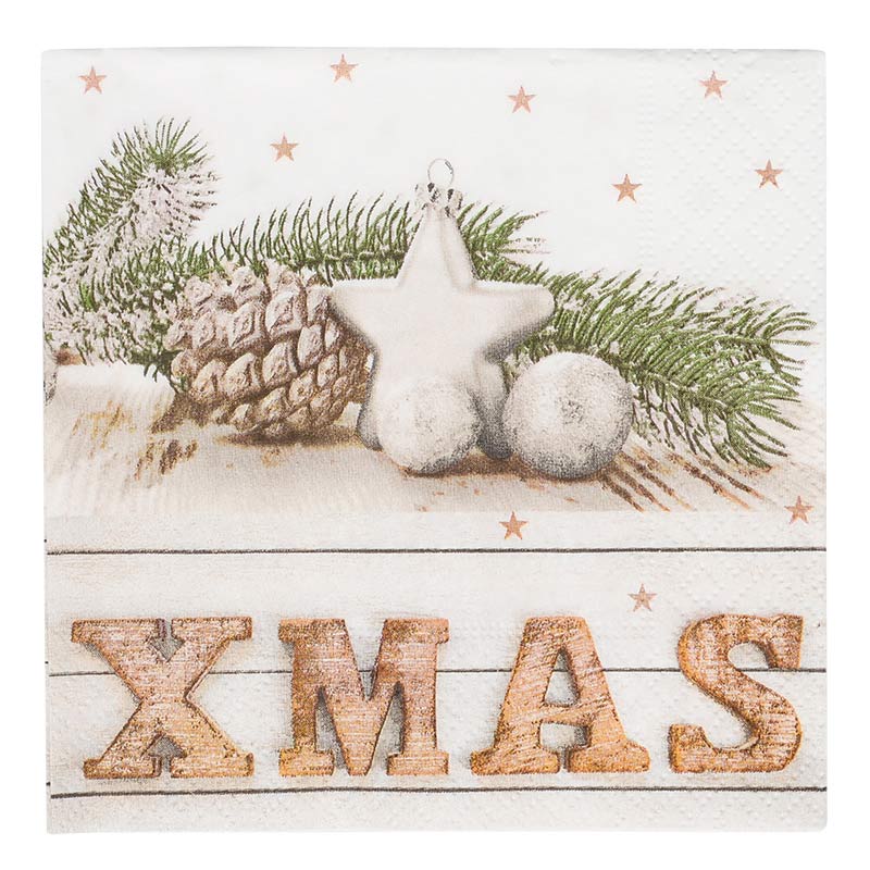 20 serviettes 'Xmas'