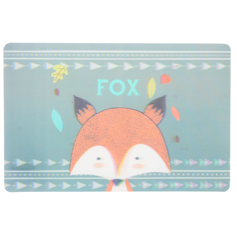 Set de table 3D 'Fox'