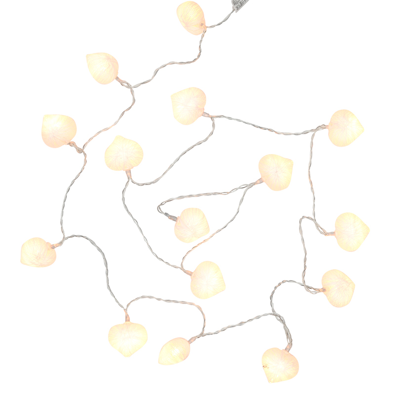 Guirlande lumineuse  '15 coeurs'