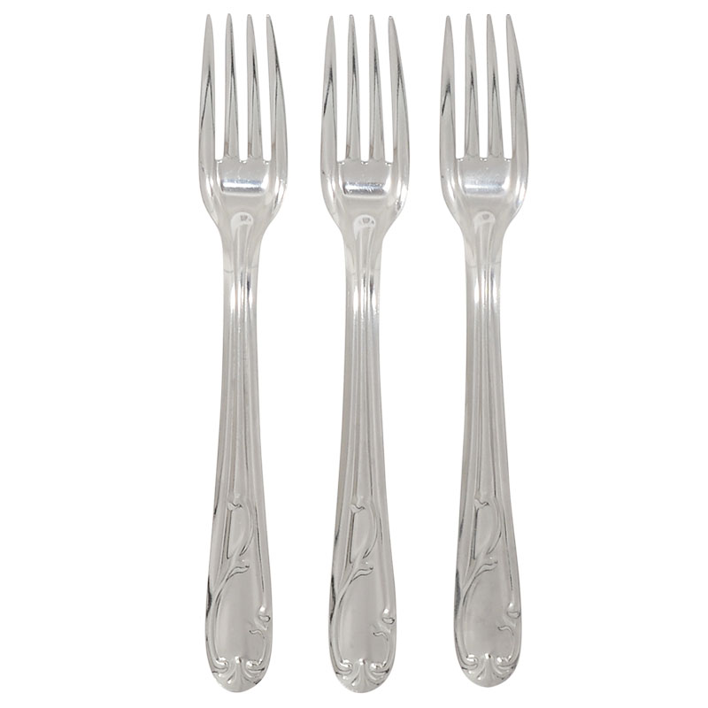 Lot de 3 fourchettes de table 'Fleur'