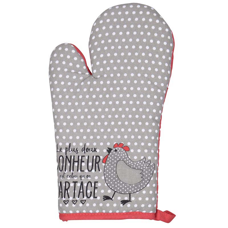 Gant de cuisine 'Jolie poulette'
