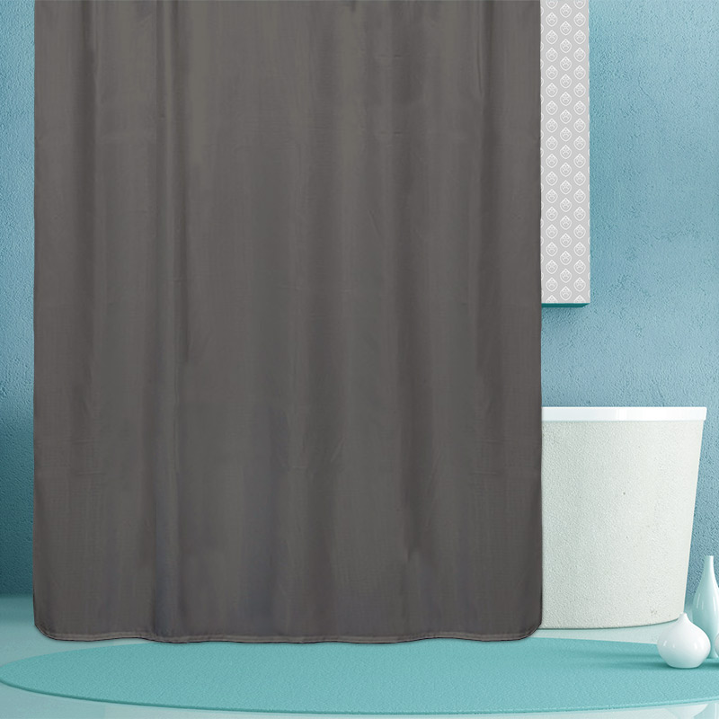 Rideau de douche anthracite