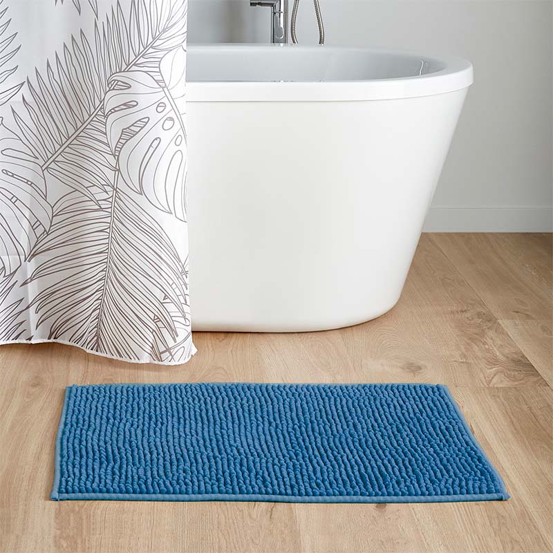 Tapis salle de bain chenille