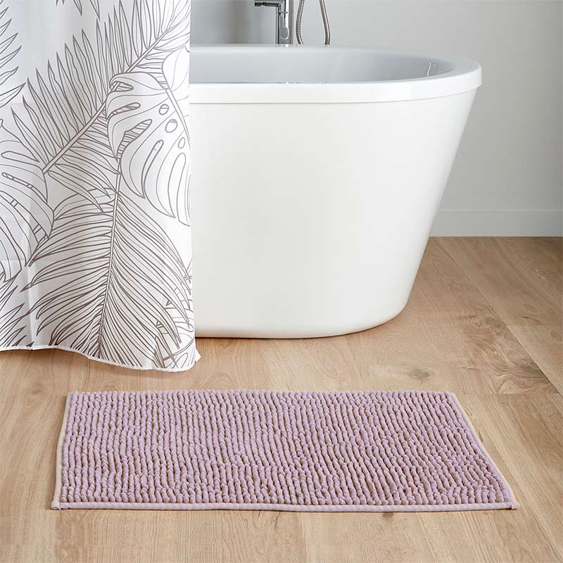 Tapis salle de bain chenille