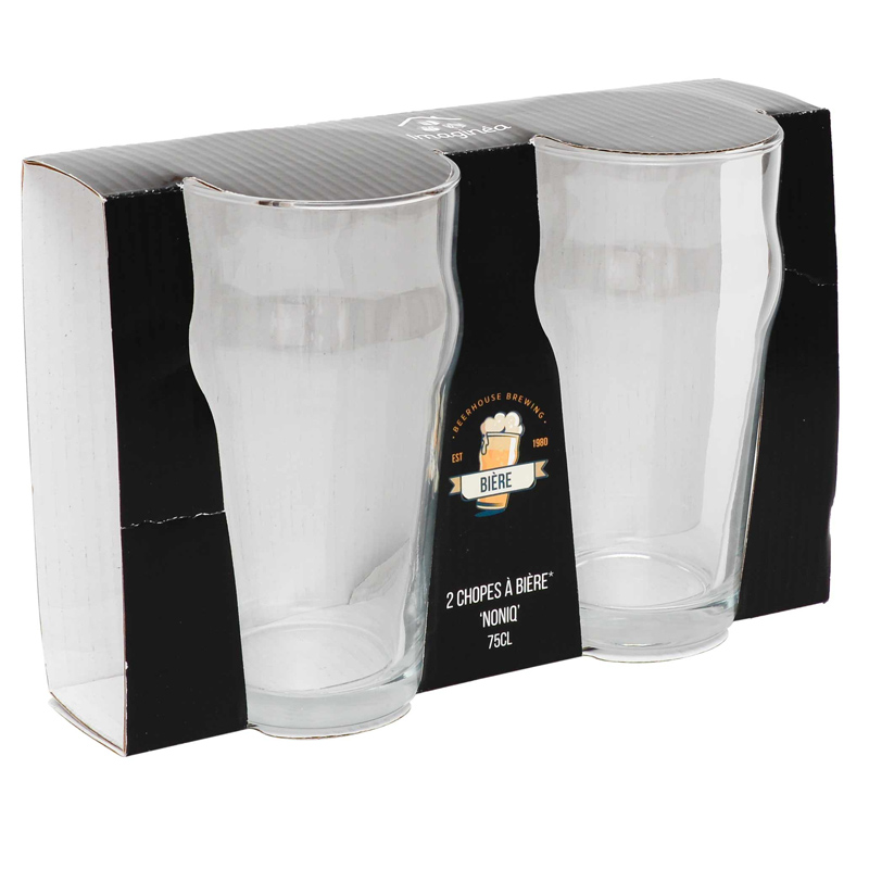 2 verres à bière 'Noniq'