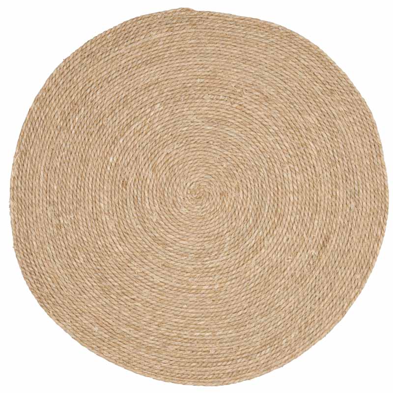 Tapis rond tissé 'Fidji'