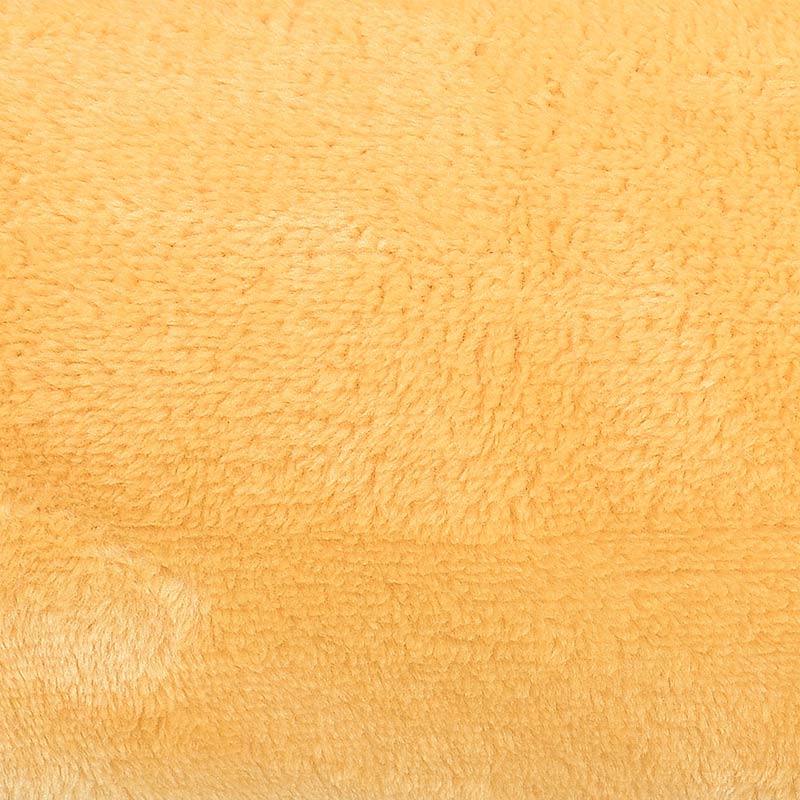 Plaid microfibre super doux 'Alaska' jaune