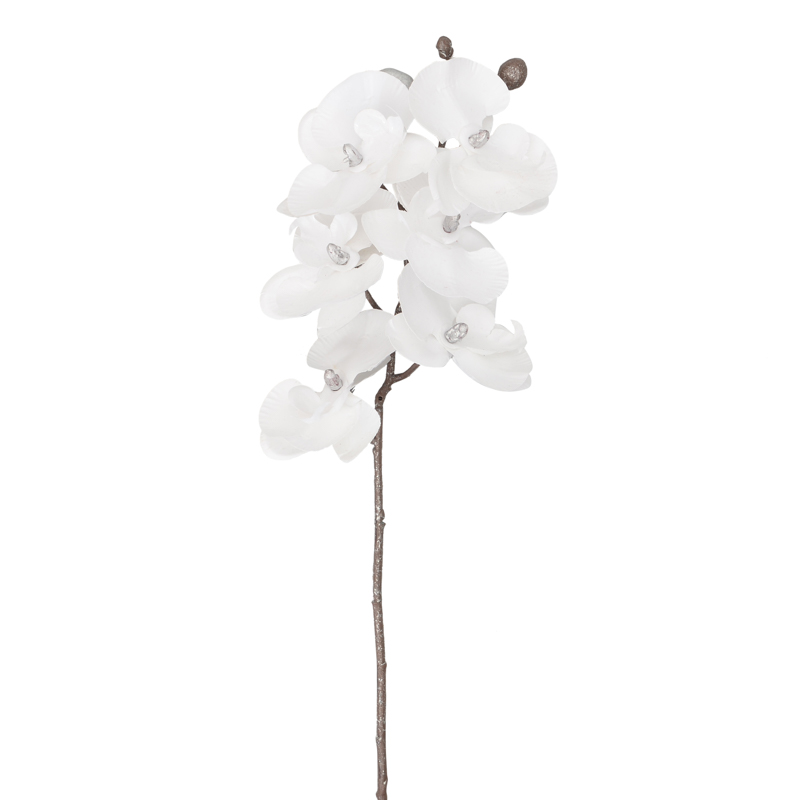 Orchidée effet métallique artificielle