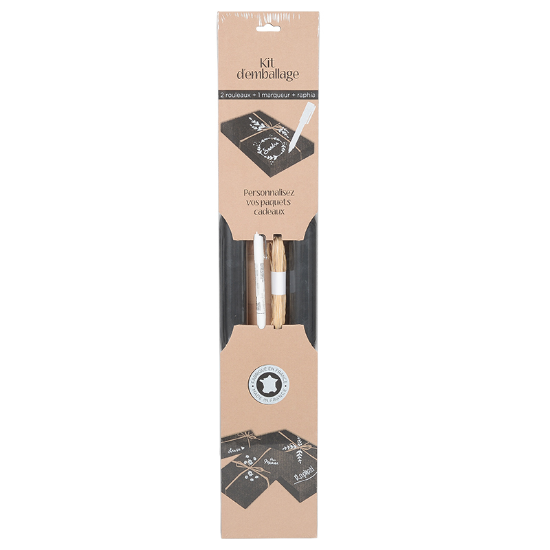 Kit d'emballage papier cadeaux
