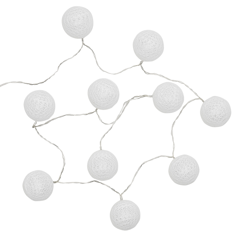Guirlande électrique de 10 boules