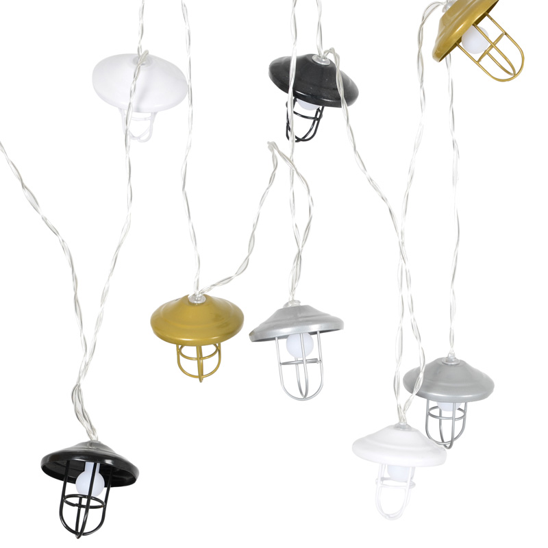 Guirlande électrique de 10 mini lanternes
