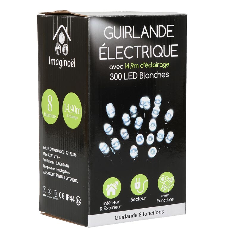 Guirlande électrique 300 LED