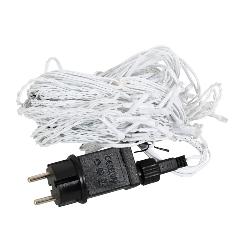 Rideau lumineux 54 LED multicolores