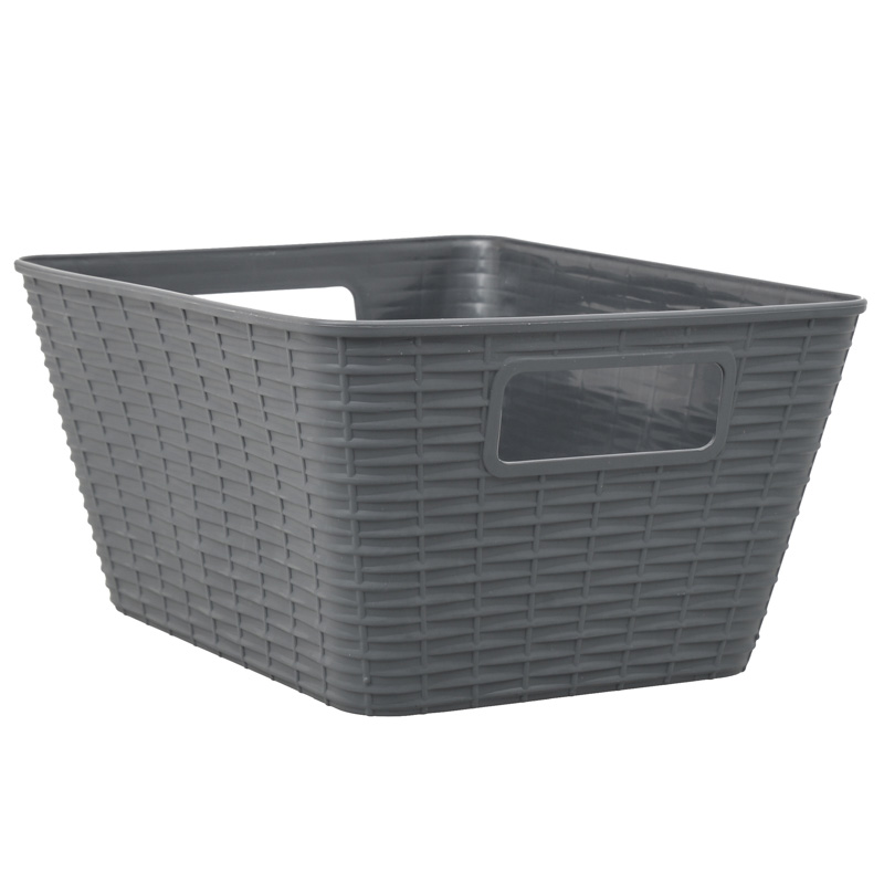 Panier imitation rotin