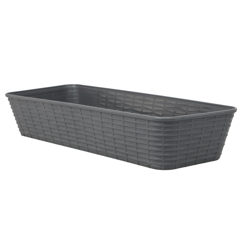 Panier imitation rotin