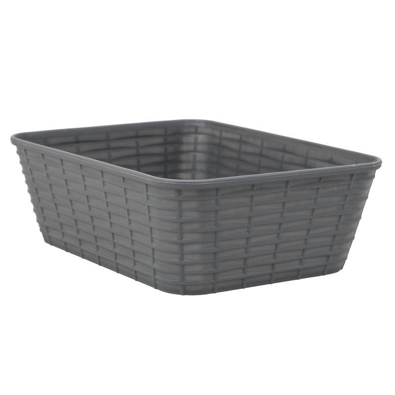 Panier imitation rotin