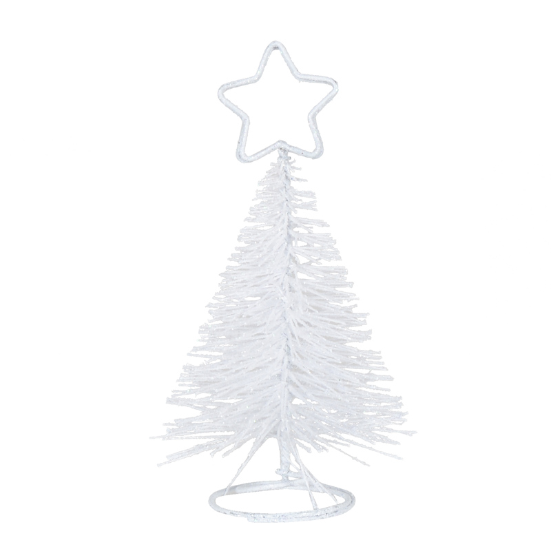 2 porte-noms sapins blanc